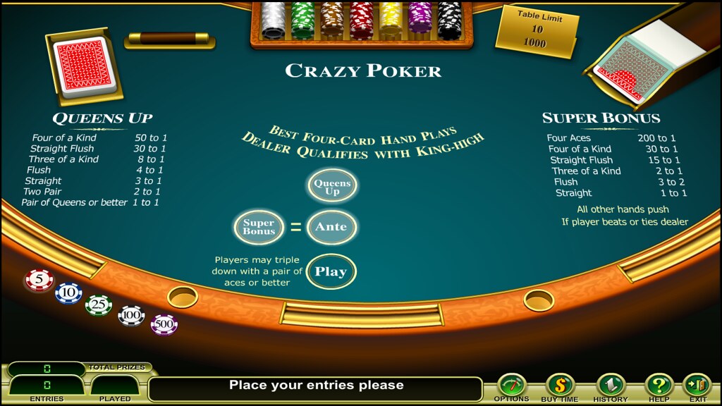 crazy poker